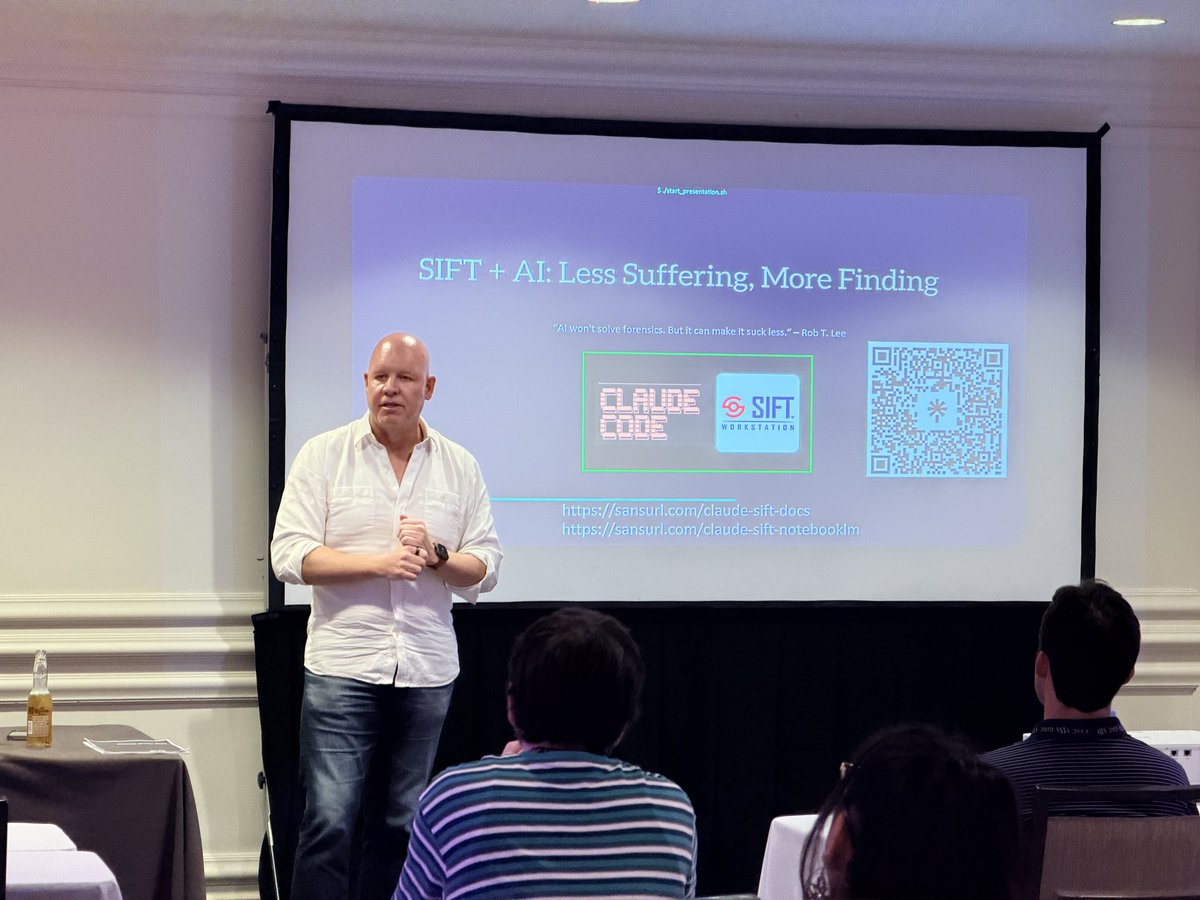 HeatherMahalik's tweet image. The DFIRCON community day has been amazing and I learned so much. Being the student for a change is the best. @robtlee @mikepilkington @sansforensics