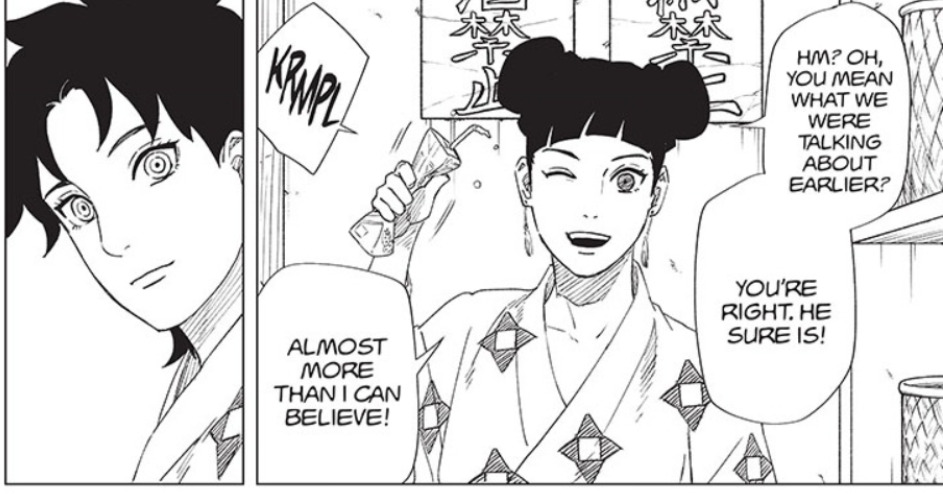 no one knows how much it means to me that tenten cuts her bangs straight as an adult. she talks about how she grew to understand &amp; admire gai more as she got older and i think her matching him is so sweet.....