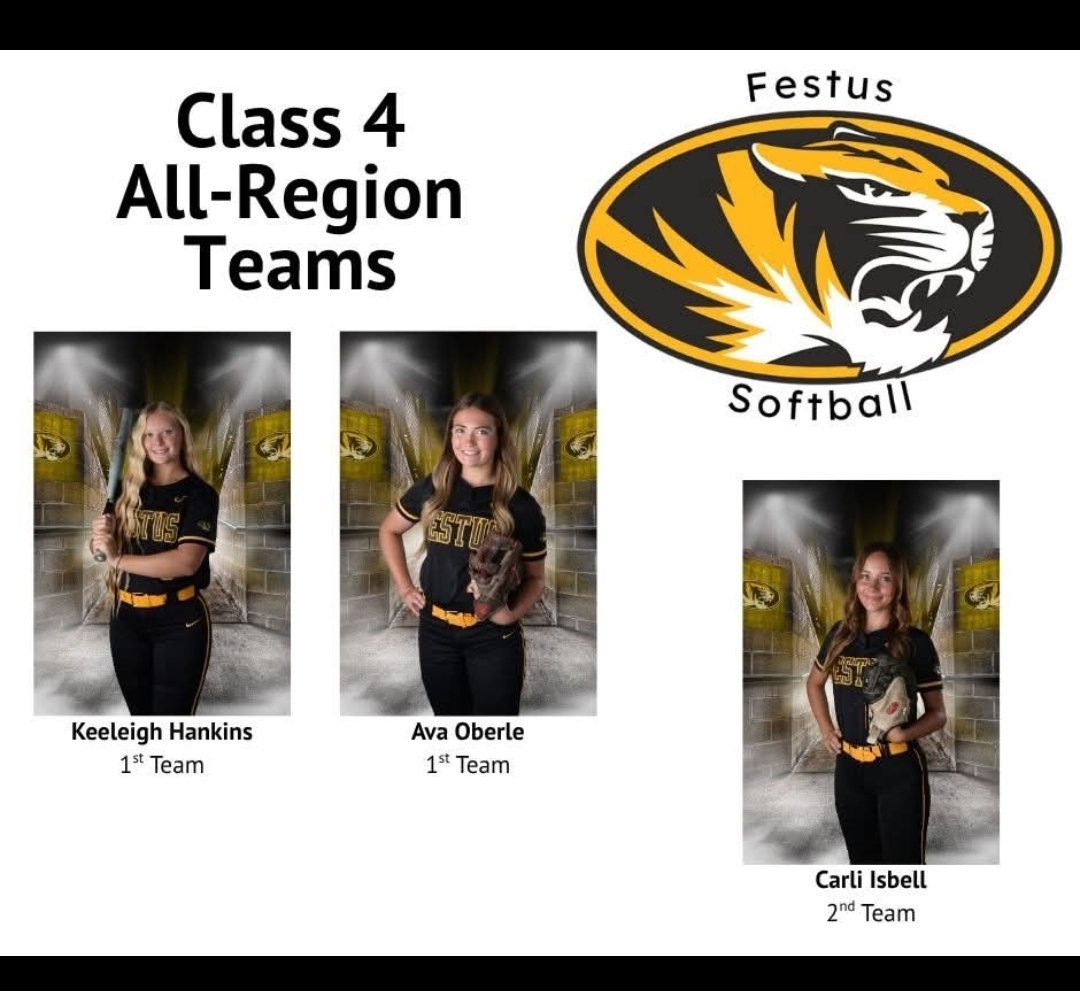fhstigerss92328's tweet photo. All Conference! Proud. Also, Hankins, Oberle, and Isbell were All Region.  More work to do. Future is bright! 
@LiveStreamSTL @STLhssports @FESTUSAthletics @MyMoInfo @CityofFestus https://t.co/TyMk4H5zGL