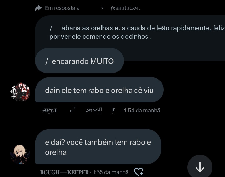 shutxuc's tweet photo. ᅠ 
𝐄u ᅠ estava ᅠ indo ᅠ dormir,
mas ᅠ   eles ᅠ   são ᅠ   muito
engraçados ᅠ /pos .
ᅠ https://t.co/zlqyXMSthL