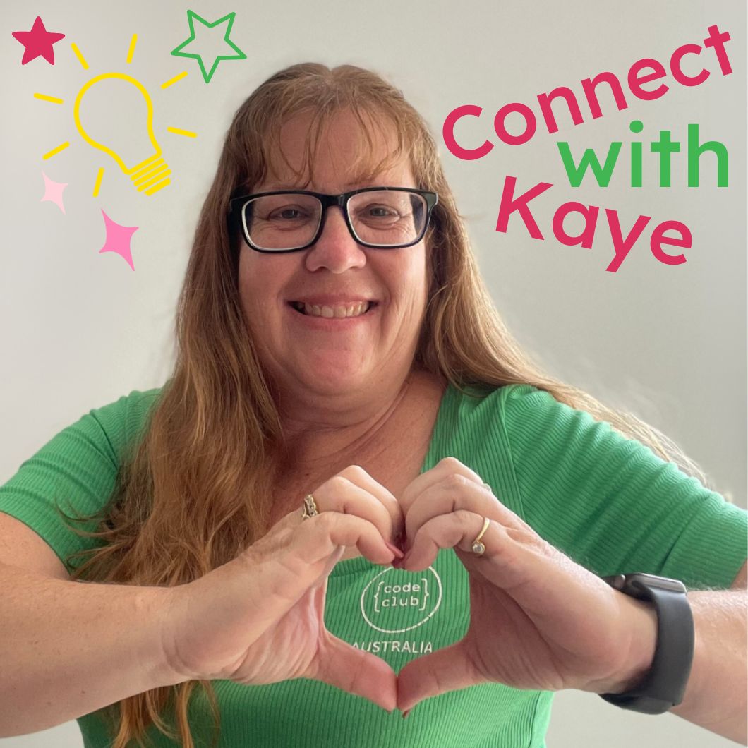 CodeClubAus's tweet image. Is your club having a celebration to end the year?  Kaye would love to join you virtually.  Or perhaps you have some great ideas for Code Club in 2026 to share.  Use one of the links below to book a session.

Email - kaye@codeclubau.org
Online chat - calendly.com/kaye-z3gb/30min