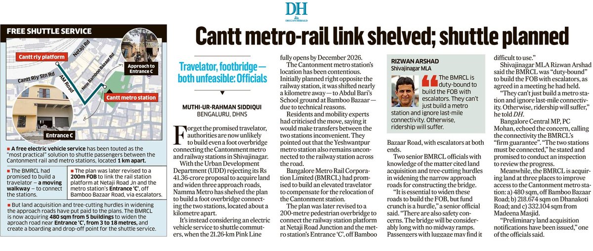ashwinmahesh's tweet image. Apparently, it's not important to link a significant railway station to the Metro. The genius of planning each step separately without a coherent plan.