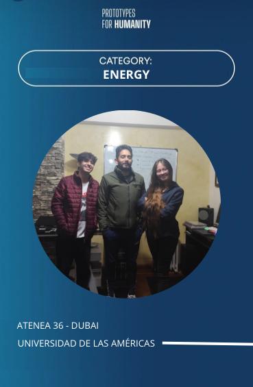 IngTeleUDLA's tweet image. )

🚀 Estudiantes @UDLAEcuadoentre los 100 mejores proyectos del mundo 🌍 con “Atenea 36”, un sistema de monitoreo para eficiencia energética y sostenibilidad ⚡🌱.
Representarán al 🇪🇨 en Prototypes for Humanity 2025 (Dubái).
@IngTeleUDLA
#OrgulloUDLA #prototypesforhumanity2025