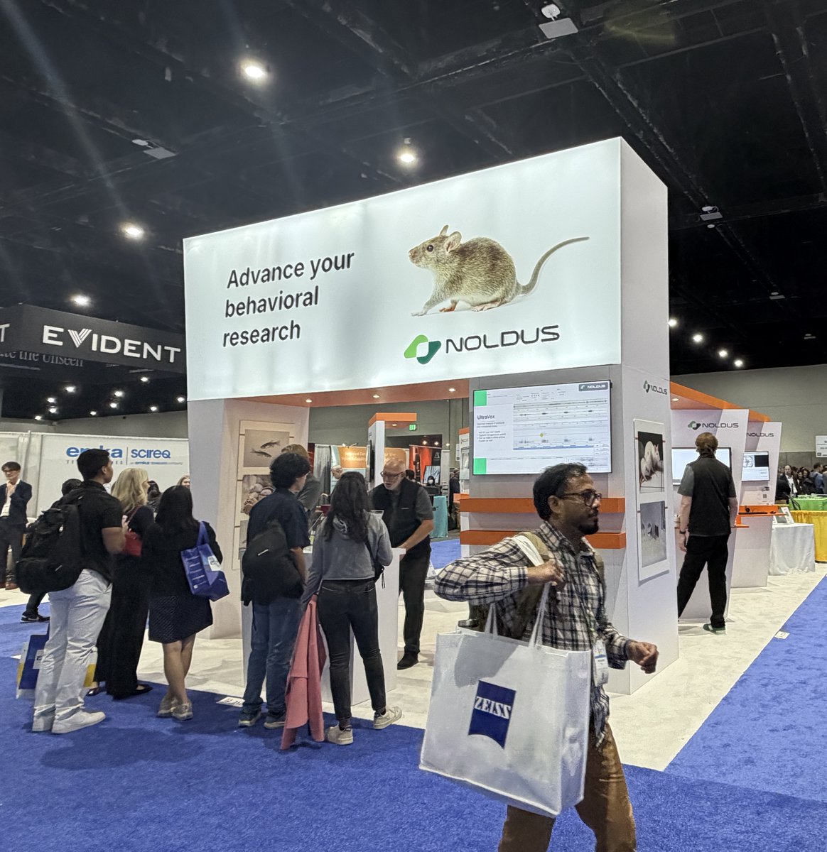 NoldusIT's tweet image. SfN San Diego is off to a packed and exciting start! 
Come visit us at booth 2129 to explore new ways to advance your behavioral research, play some games, and snag great prizes. 🐭
#SfN2025
#Neuroscience
#BehavioralResearch