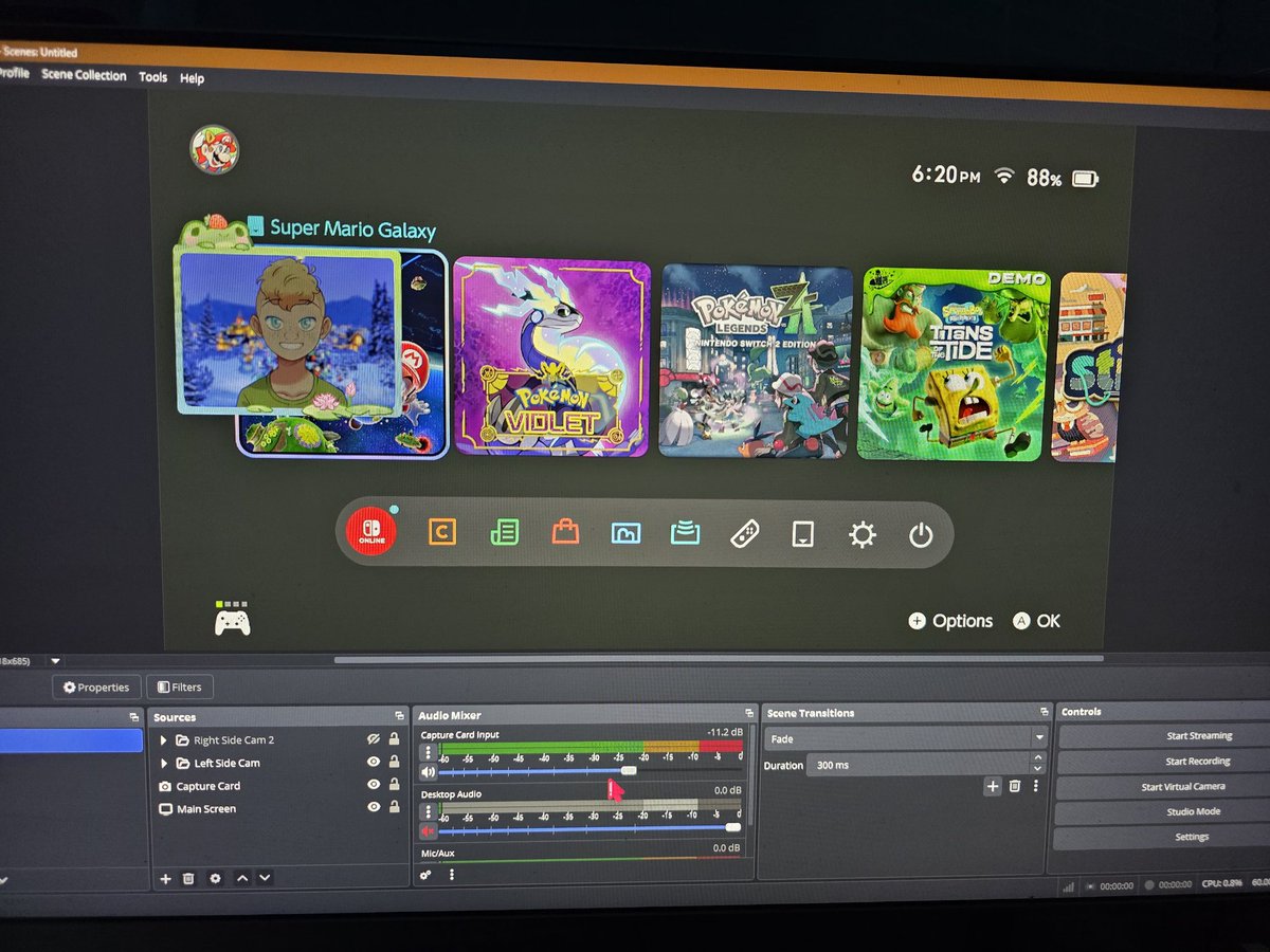 CosmicZephyrus's tweet image. Finally after almost 2 hours of figuring out audio, I have picture AND sound. New things are coming!