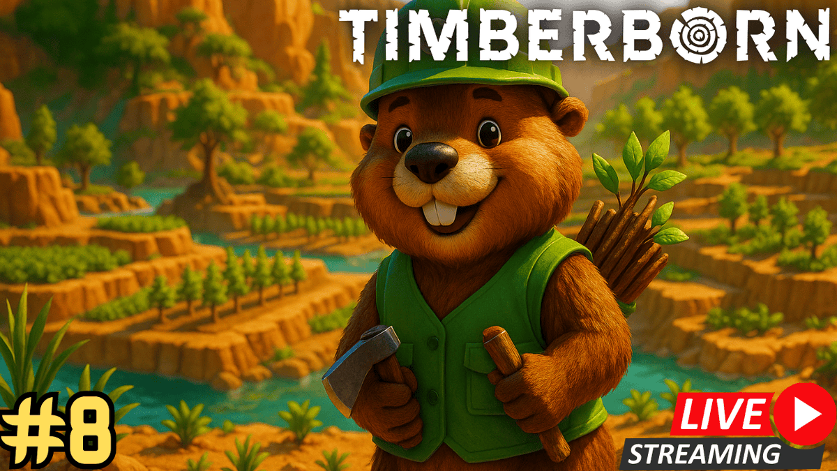 ceplannerplays's tweet photo. LIVE now: Timberborn 1.0 Ep 7 | Hard Mode Oasis—dams, tunnels, and drought survival. 🦫💧 Come hang out and help me not flood the colony!
👉 https://t.co/Dnvnr0u0n2
#Timberborn #CityBuilder #Livestream https://t.co/2uQp727UA6