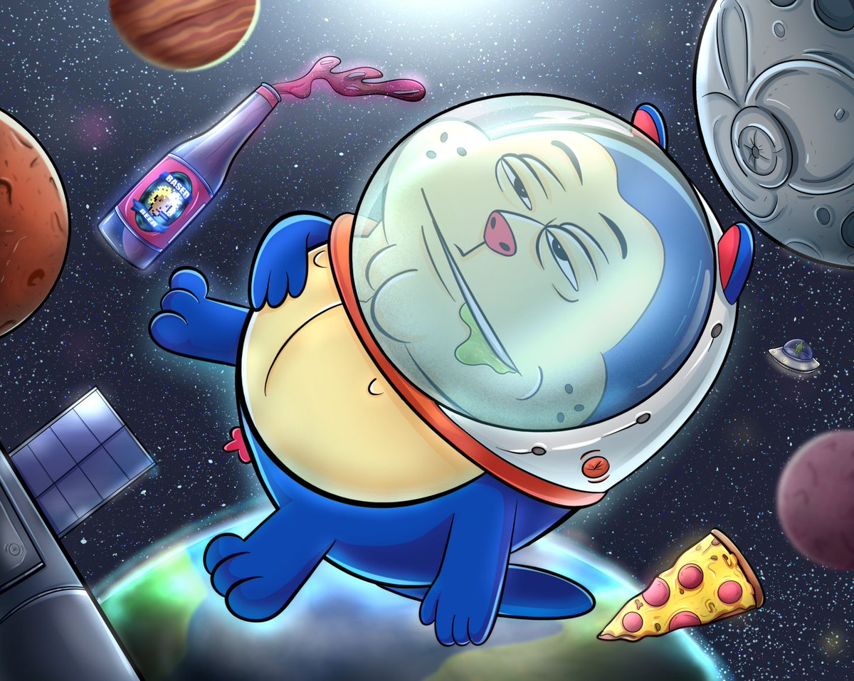 Was on the way to the moon - got drunk and slightly lost! 🚀