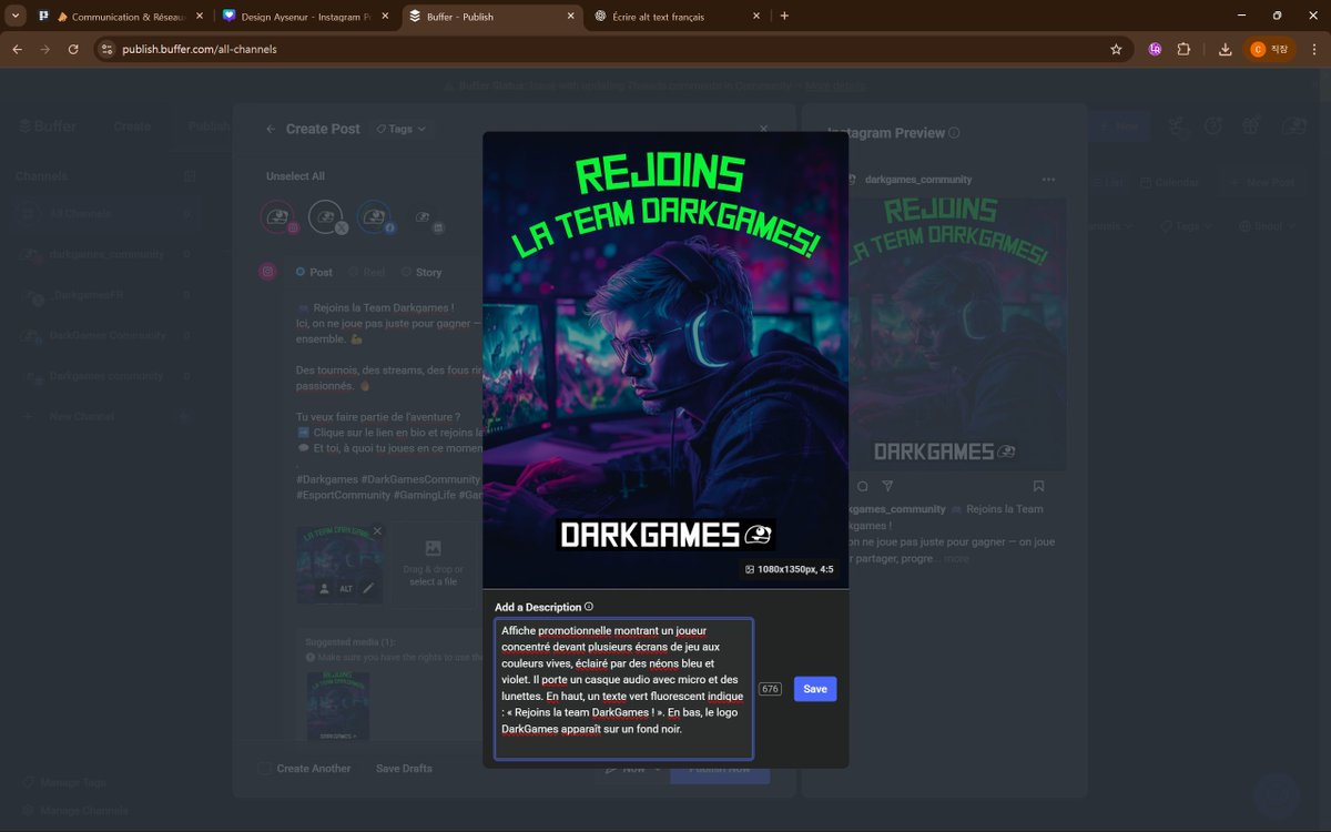 Ici, on ne joue pas juste pour gagner — on joue pour partager, progresser et s’amuser ensemble. 💪

Tu veux faire partie de l’aventure ?
➡️ Clique sur le lien en bio et rejoins la communauté !

#Darkgames #EsportCommunity #GamingLife #GamersFrance #EsportFR