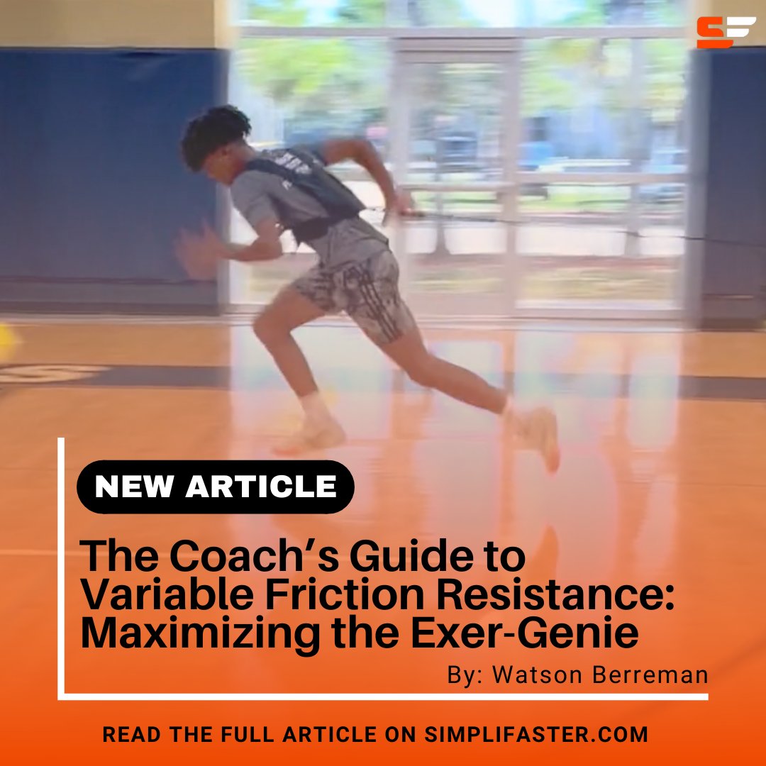 SimpliFaster's tweet image. [NEW ARTICLE]
The Coach’s Guide to Variable Friction Resistance: Maximizing the Exer-Genie 

Resisted sprinting with a minimalistic approach.