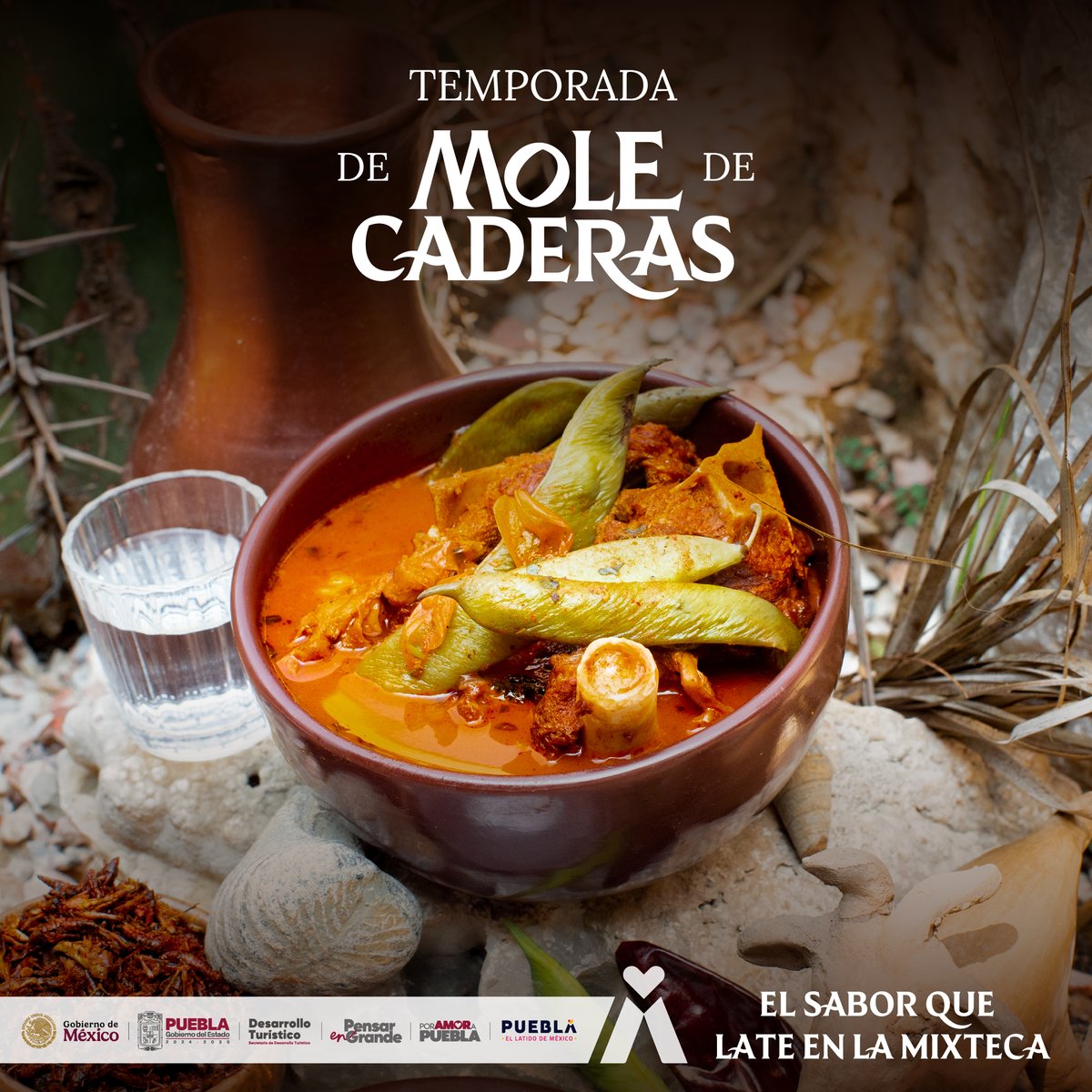 🍲 Temporada de Mole de Caderas #Puebla