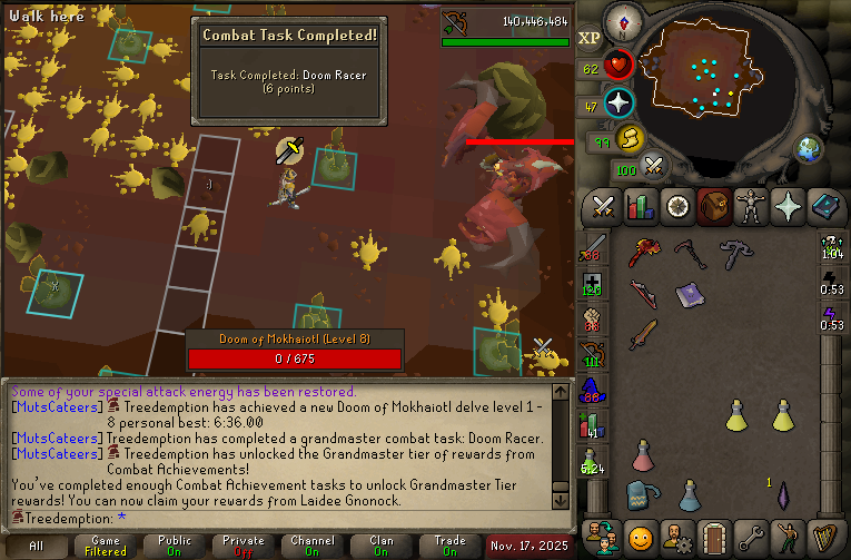 MutsOSRS's tweet image. Grandmaster reclaimed ✅

By far the scariest reclaim so far