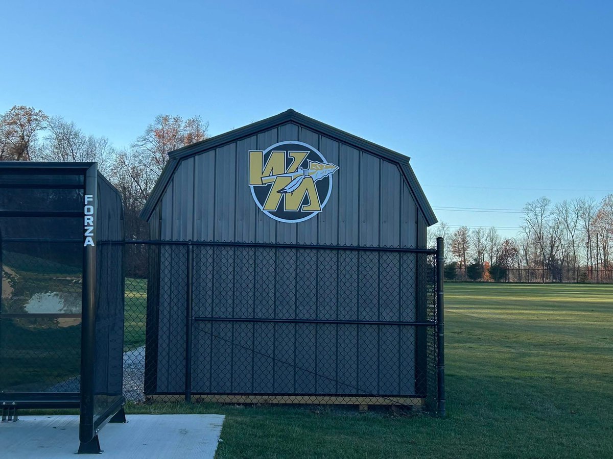 Thank you to Tom Branham and Branham sign for putting the finishing touches on our storage building. Thank you for everything you do to support WMHS Athletics!