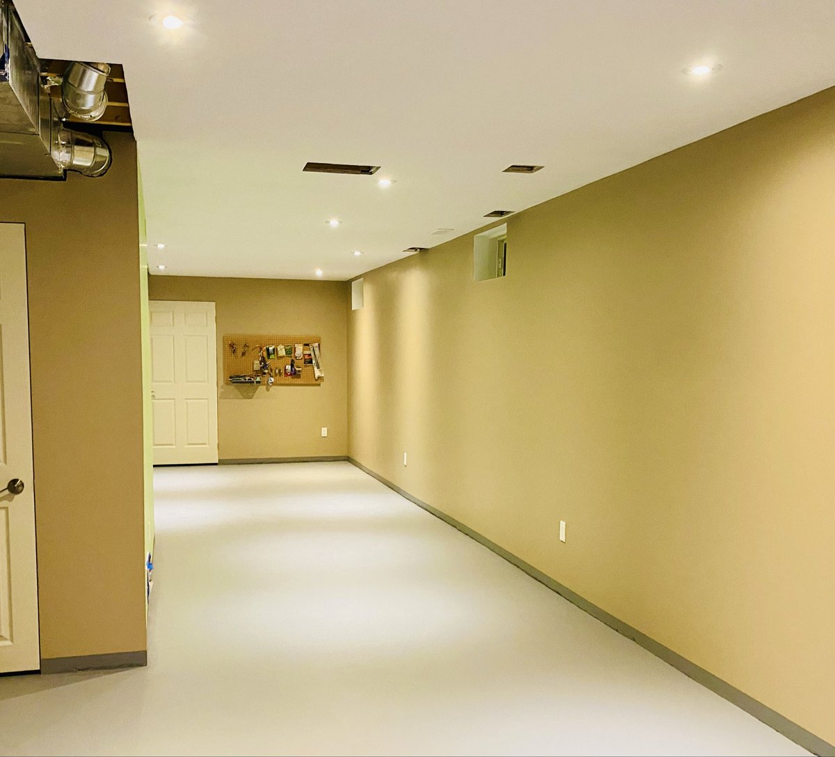 VisibleThink's tweet image. Gym is almost done and out of my newly built French Door room. 
Happy wife, happy ……..