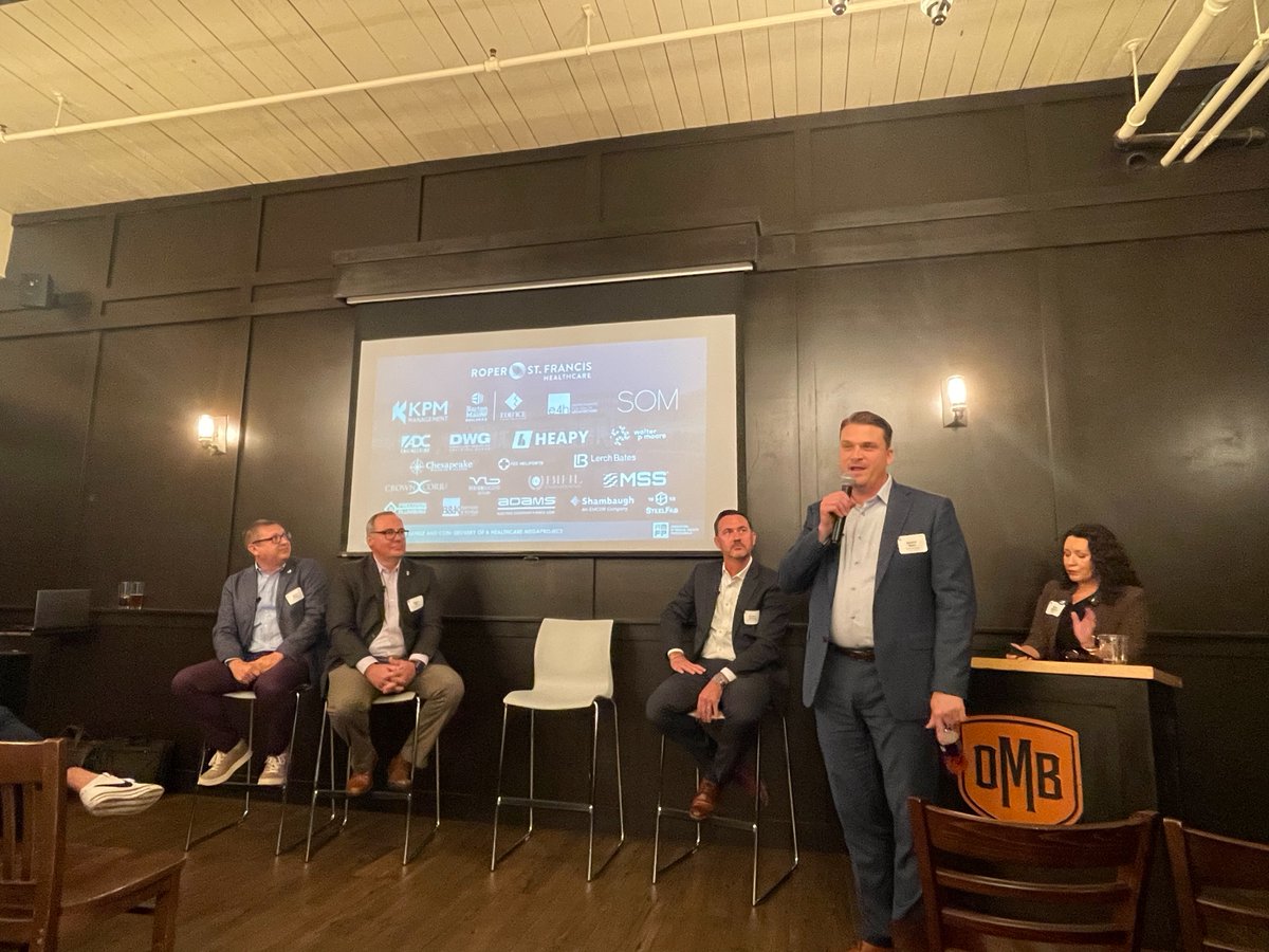 Our team behind the new Roper Hospital campus led an engaging session with AMFP in Charlotte, NC last week! They highlighted the practical strategies guiding the effort and shared how conditions in the healthcare environment shape complex planning for a project of its scale.