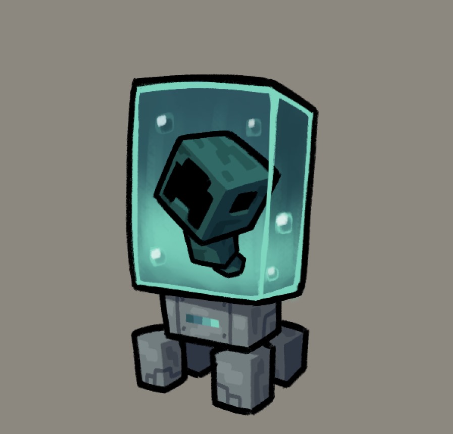 RedKingMTX's tweet image. Another minecraft mob I made