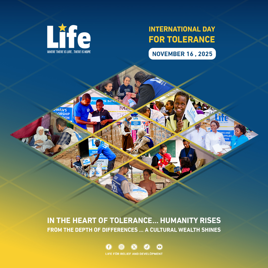 Today is International Day of Tolerance. Our work proves that humanitarian aid is a powerful tool for bridging divides and building peace. 

Support the mission that transcends boundaries. 

How do you personally practice tolerance in your daily life, even in small interactions?