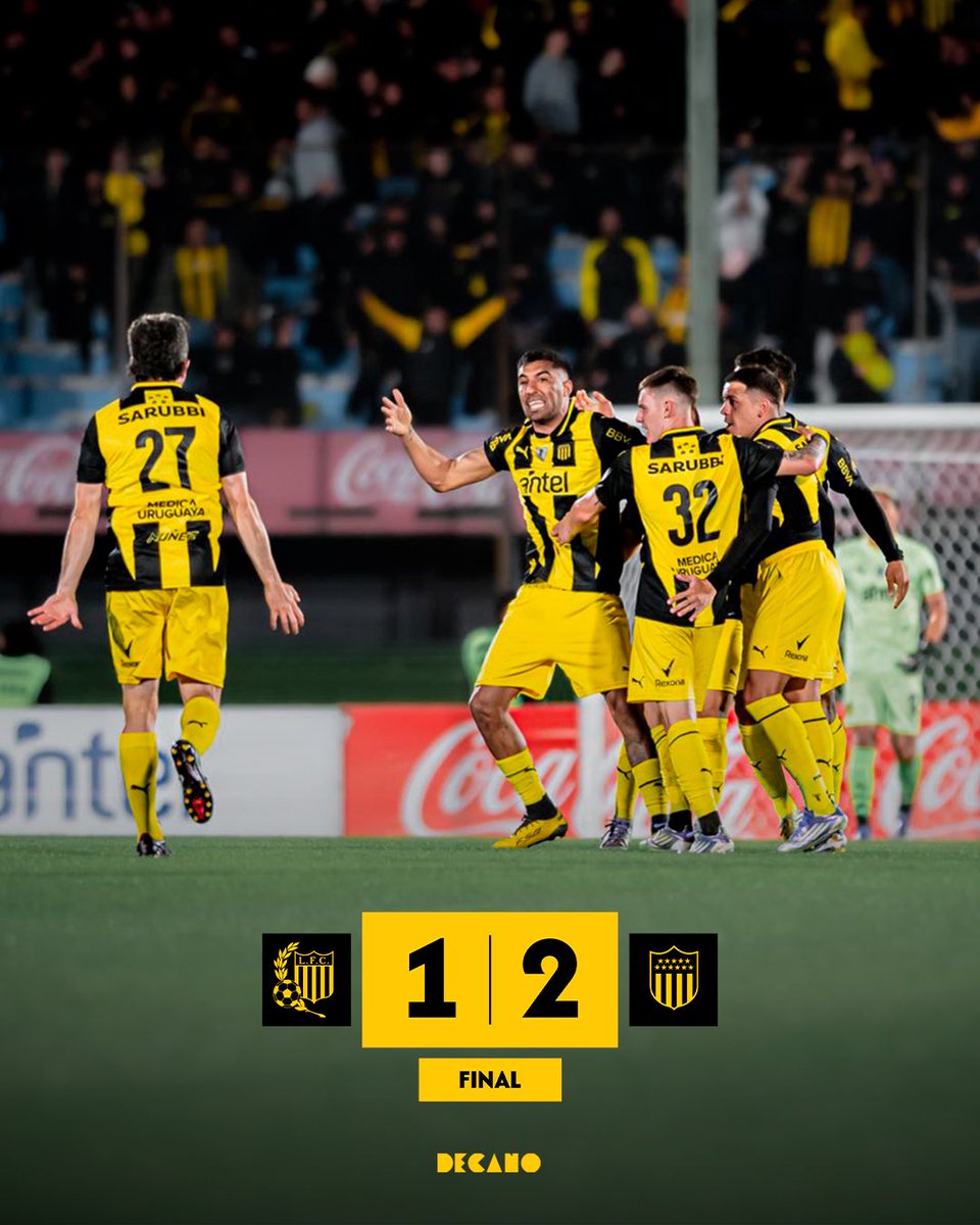 ¡GANÓ PEÑAROL! 

<a href="/OficialCAP/">PEÑAROL</a> 2-1 <a href="/LiverpoolFC1915/">Liverpool Fútbol Club</a> 

#VamosCarbonero #TodosJuntos