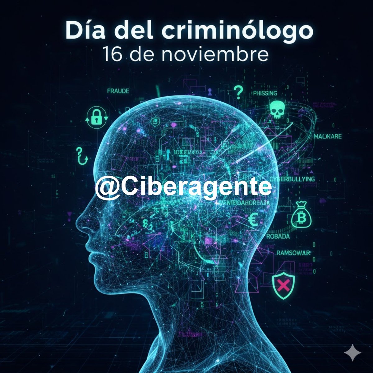 ¡16 de Noviembre: Día del Criminólogo! 

Celebramos a los profesionales dedicados a entender la complejidad del fenómeno criminal, enfocados en la prevención y la justicia social.

#DiaDelCriminologo #Criminologia #16Noviembre #Justicia #Ciberseguridad #Prevención