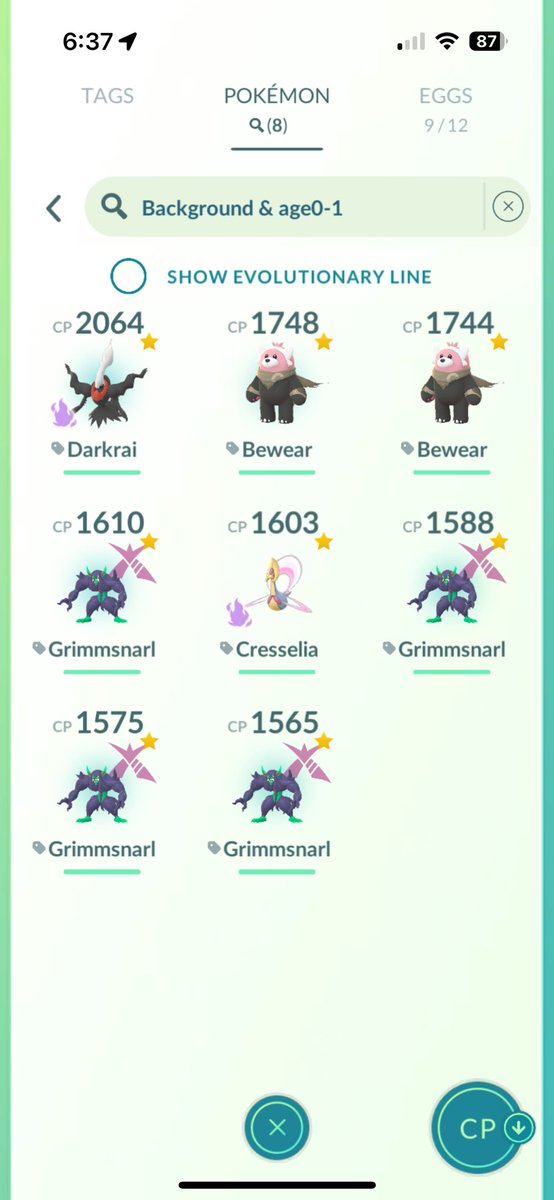 Wild Area Recap 🌲

11 Hundos 💯
0 Shundos 🙁
23 Shinies ✨
5 Shiny Mightys 💪
8 Backgrounds 🖼️
7 Lake Spirits 🧘

My favorite event of the year hands down, I love hundo hunting 😁

Favorite catch was either the hundo Grimmsnarl super early on or the incense Absol.
