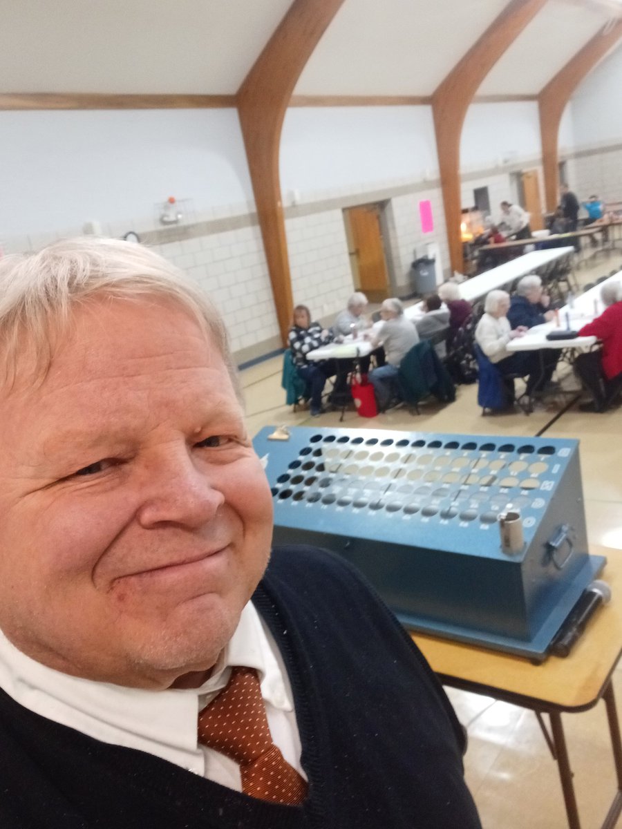 Sunday night plans.. calling Bingo at St. Thomas Aquinas Parish Center in Webster City, Iowa! All your favorite numbers will be  called...should be fun!!