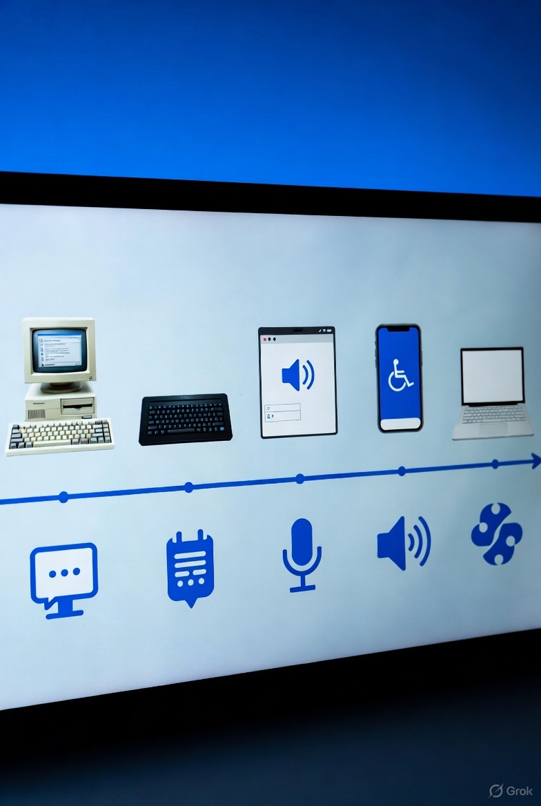 AiAxessible's tweet image. From screen readers to adaptive AI: 20 years of accessibility innovation.
💬 La tecnología cambia, la empatía permanece.
#AxessibleAI #TechHistory #Accessibility101
