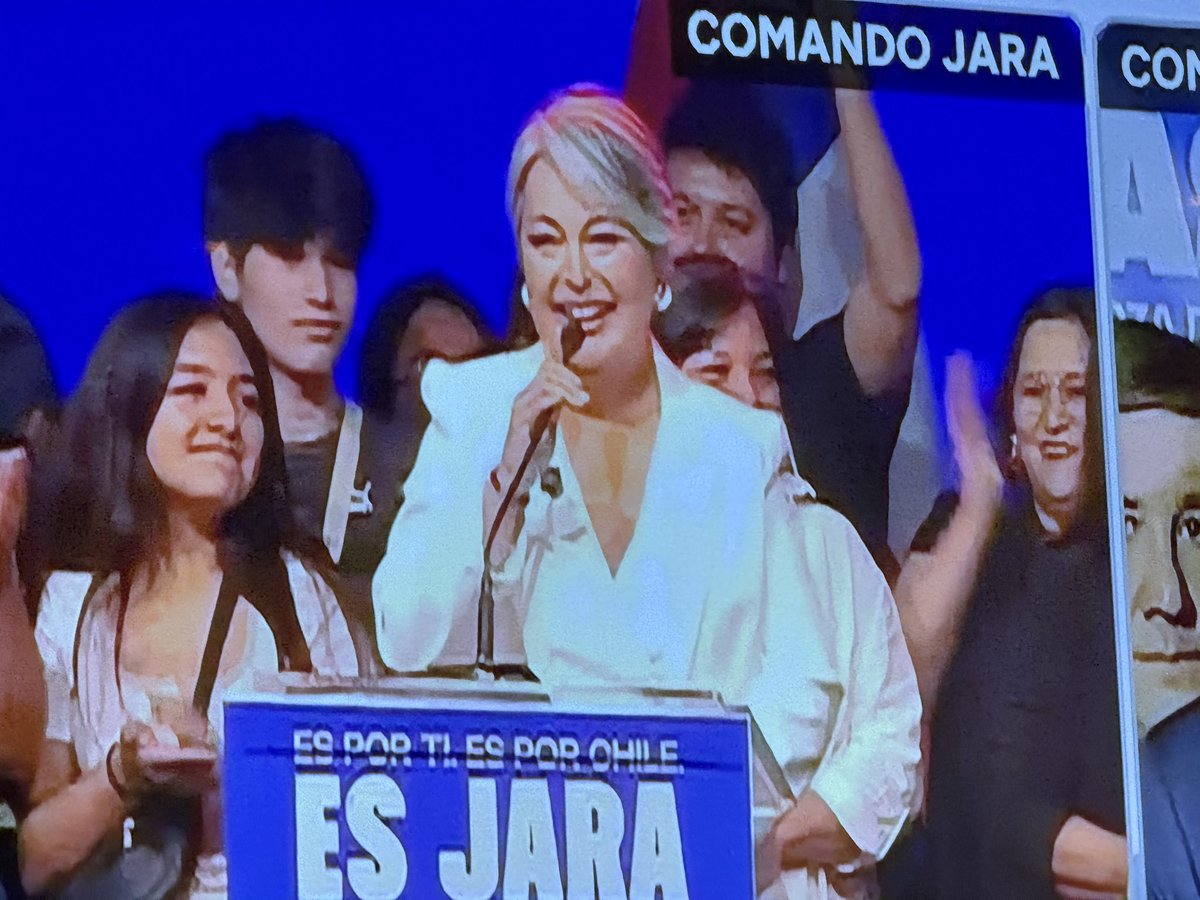 Linda mi candidata!! ❤️❤️❤️ <a href="/jeannette_jara/">Jeannette Jara Román</a> vamos a la segunda con alegría y optimismo!! ✅