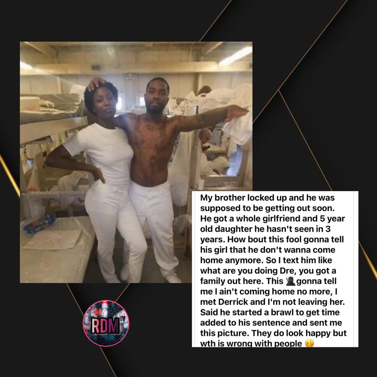 Raindropsmedia1's tweet image. Woman explains why her brother hasn’t come home from prison. 👀 ⛓️