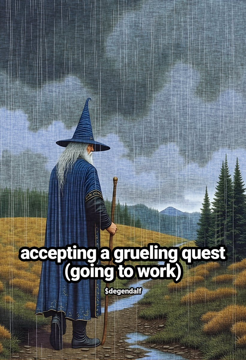 Sunday ends. The week begins 🧙‍♂️😀