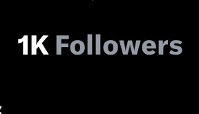 thank y’all for 1 million followers 🥹✌️