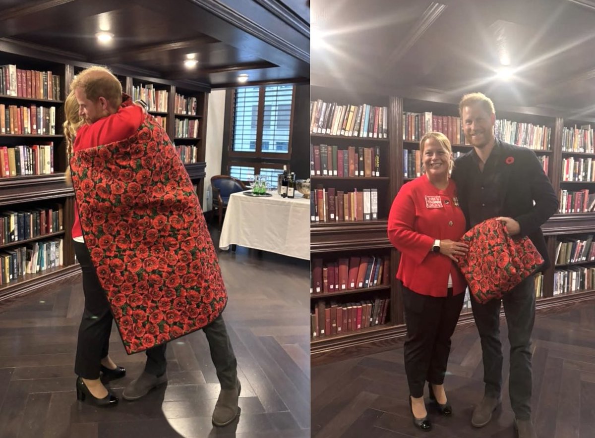 “With everything he has done for his fellow Veterans, The Invictus Games Foundation and the True Patriot Love Foundation, I was over the moon to meet Prince Harry and give him a quilt made by me and from me." - Major (Retired) Lisa Compton, Canadian Armed Forces Veteran.