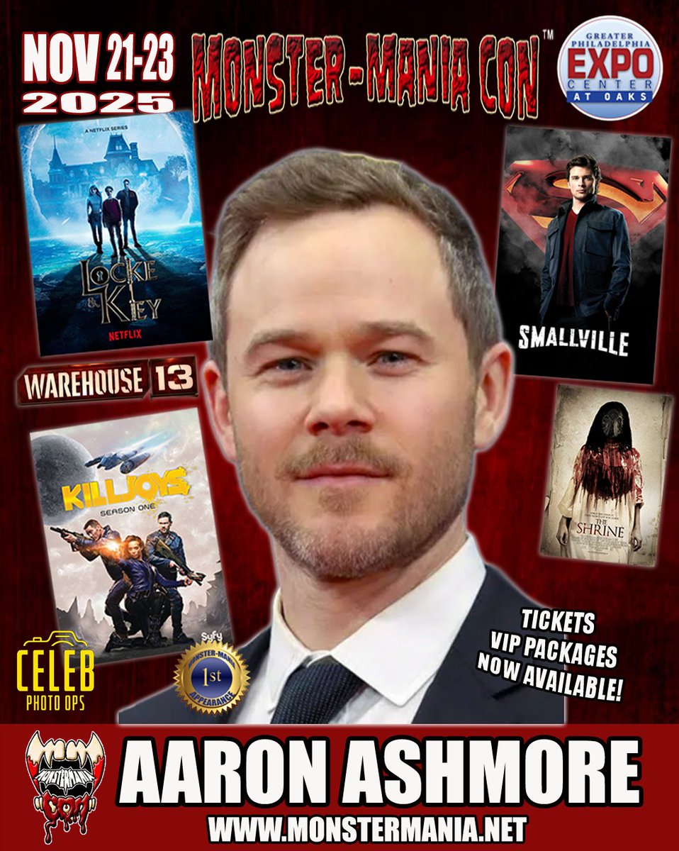 Shawn and Aaron Ashmore <a href="/MonsterManiaCon/">MONSTER-MANIA CON</a> <a href="/PhillyExpoOaks/">Greater Philly Expo Center and Fairgrounds</a> #Philly #ComicCon

#TheRookie #TheBoys #XMen #Iceman #Marvel #MarvelComics #MarvelUniverse #MCU #Smallville #JimmyOlsen #Superman #ClarkKent #DCComics #DCUniverse #DCEU #Comics #Superhero #Philadelphia