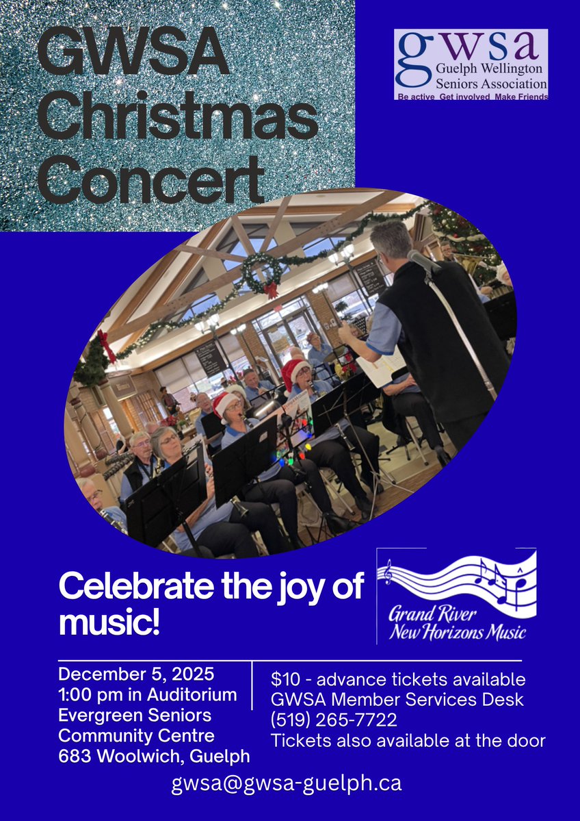 gwsa's tweet image. @gwsa Join us and enjoy some amazing local talent as we enter the holiday season!