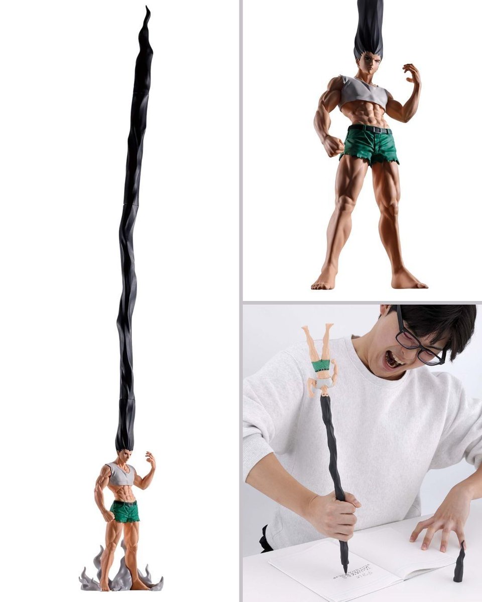 mecchaJP's tweet photo. HUNTER x HUNTER FigLife! Figure Pen - Gon - Still available at the link below!
🛑 https://t.co/JvNtjErCLe https://t.co/xaCN2i60Bu