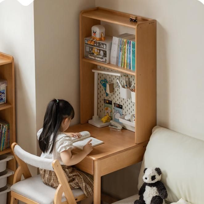 ff49747809's tweet image. Struggling to find space for your child&apos;s study area? 🌟 Our Beech, Rubber Solid Wood Desk optimizes tight spaces with a stylish corner desk and integrated bookshelf. 📚 #StudyInStyle #SpaceSaver Transform your kid’s study experience! 🌈✨