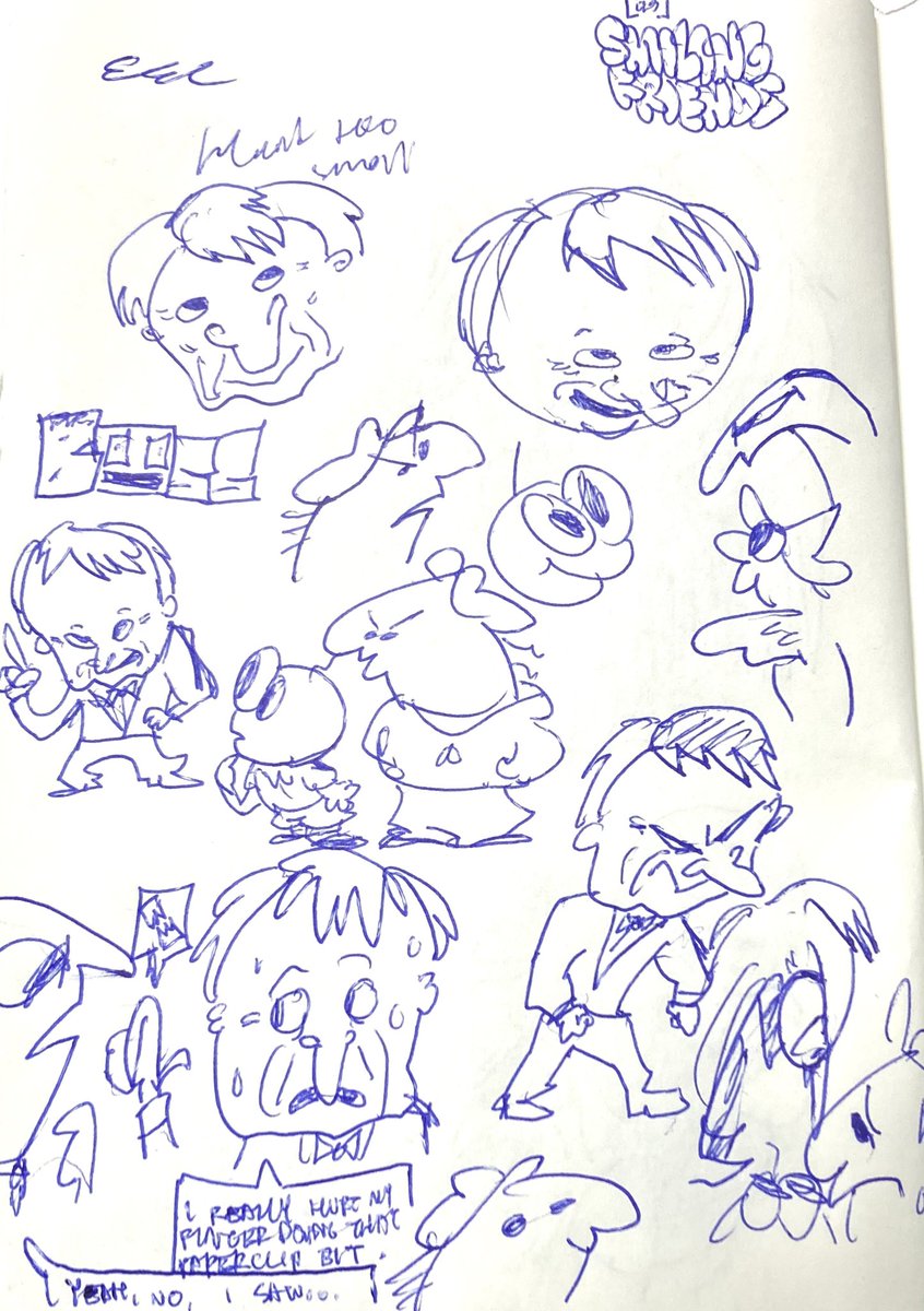 tried drawing that big-headed fuck for once