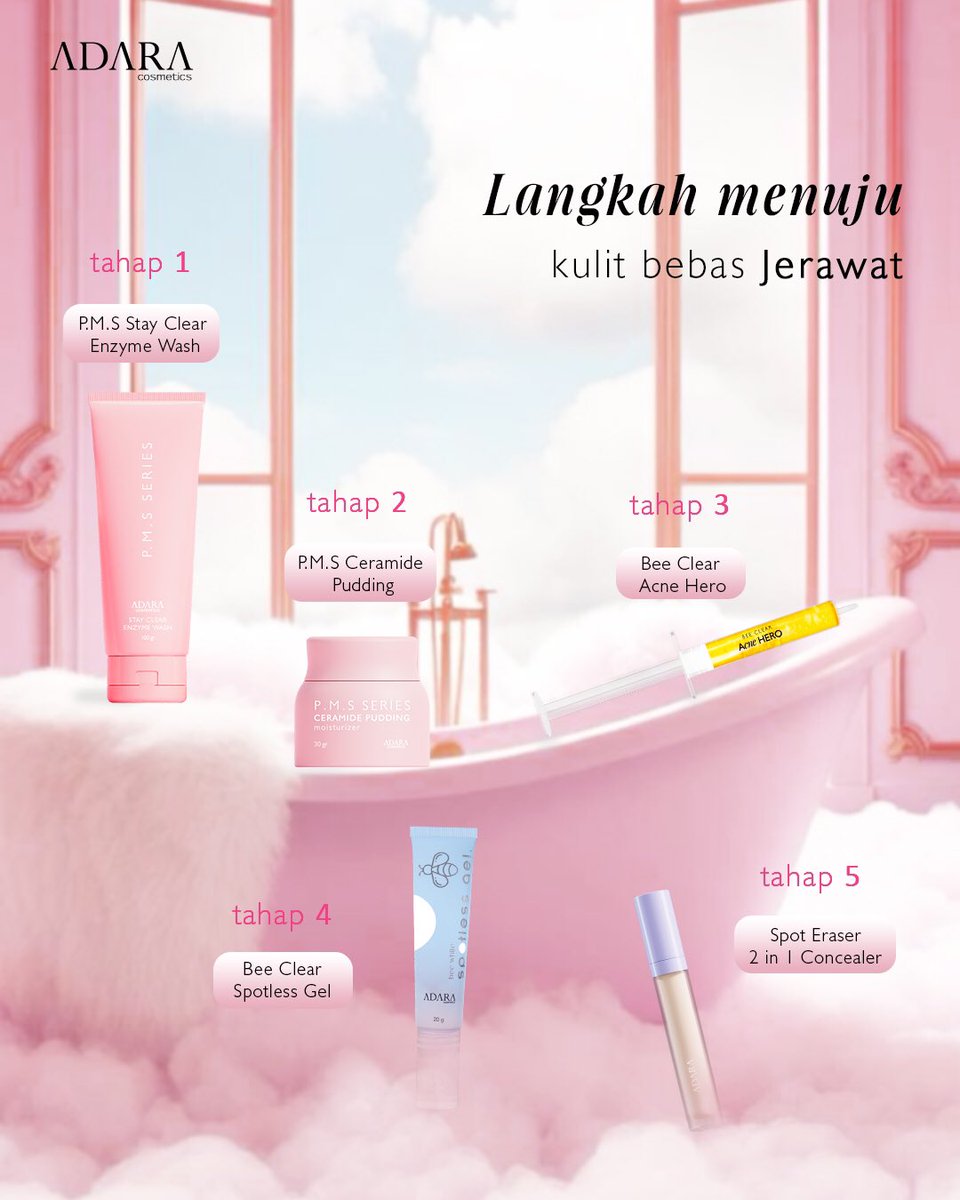 Adara_ID's tweet image. Morning beeuties 🌤️☺️, bagaimana weekend kalian nih?…. btw jangan lupa morning skincare 🥰
