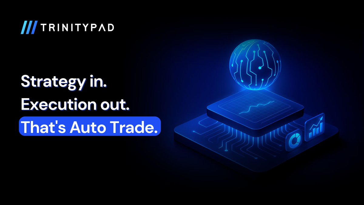 Trinity_Pad's tweet image. Auto Trade is built for one thing: disciplined execution.

‣ Rule-based strategies
‣ AI-powered trade execution
‣ Post-trade analytics you can trust

Almost live → trinitypad.com