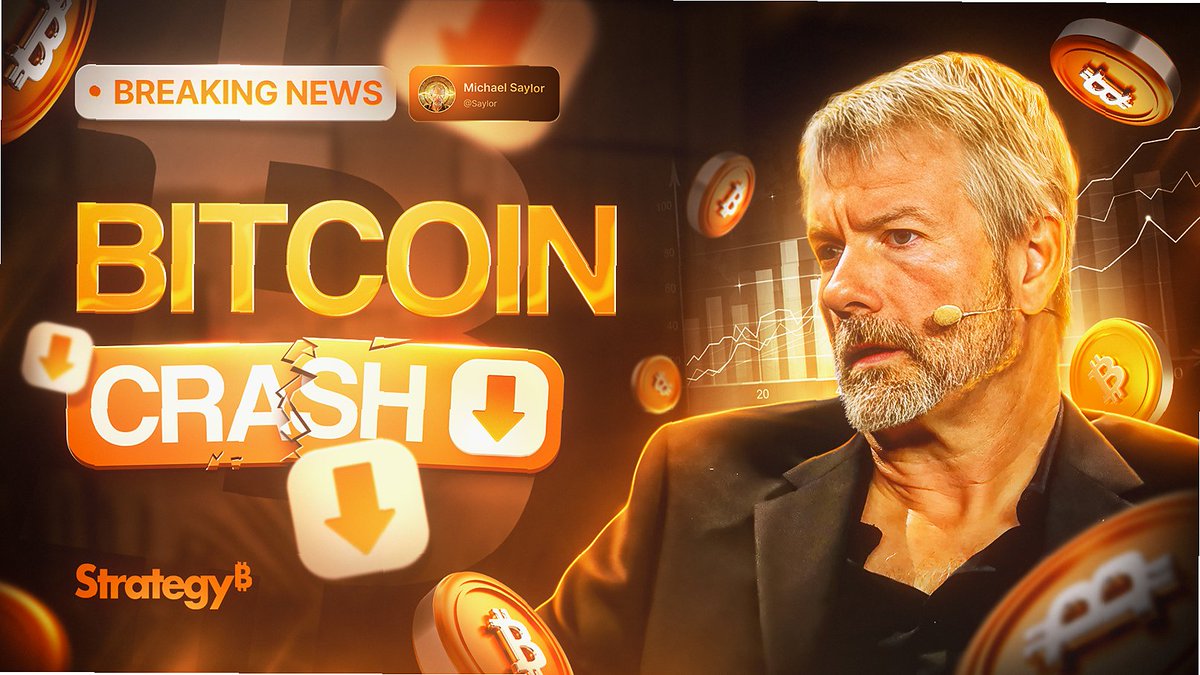 Just stumbled on an INSANE stream from Michael Saylor 🔥
"BITCOIN CRASH EXPLAINED! MASSIVE BTC DUMP &amp; What's Next for Crypto?"
why it crashed, who dumped, and what’s next.
EVERYONE needs to watch this 
📺 youtube.com/watch?v=jSUxDL…
#Bitcoin #BTC #Crypto #MichaelSaylor