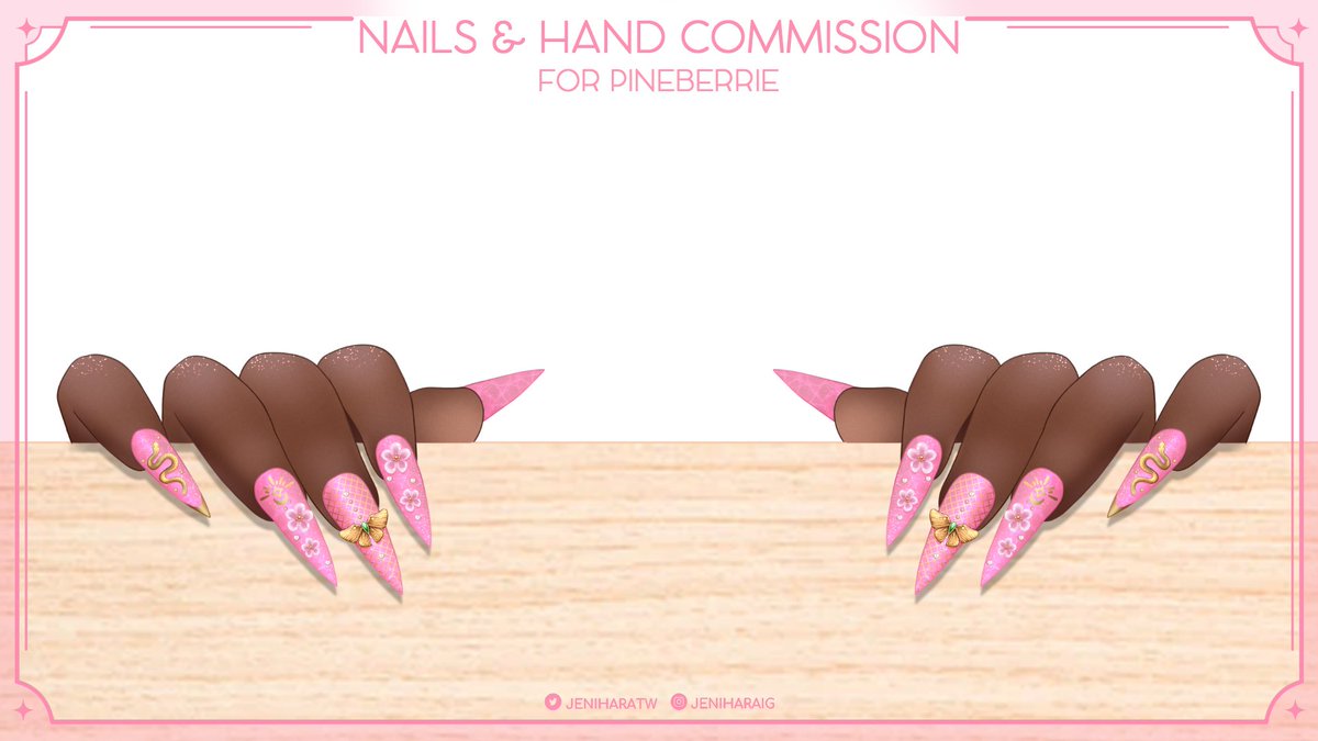 JeniharaTw's tweet photo. Nail design for @Pineberriee ! tysm!🩷
Coms are open
#vgenopen #vgencomm #vtuber https://t.co/tBkjcfQET9