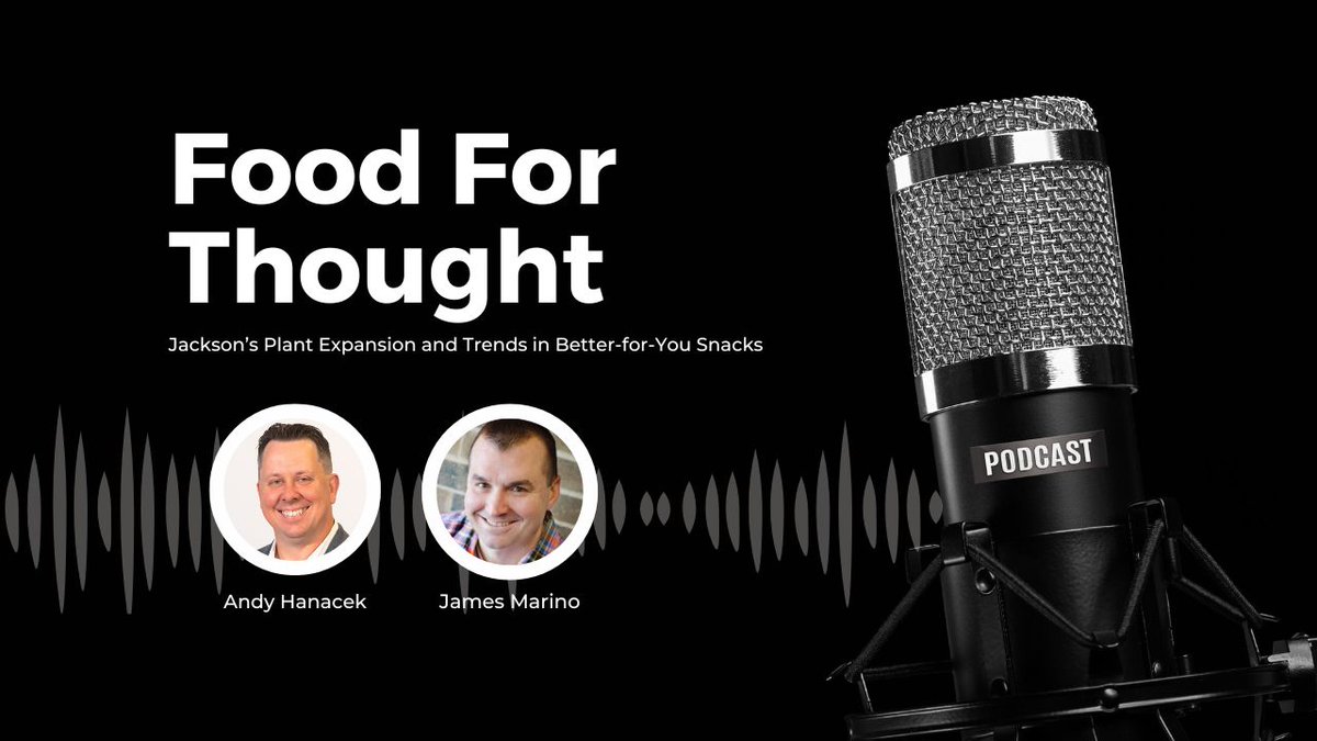 FoodProcessing's tweet photo. James Marino discusses the recent expansion of the @SnackJacksons Muskego plant, and trends driving better-for-you snacks.

Listen to the full episode: https://t.co/iuyZkityE2

#snackprocessing #plantexpansion #betterforyousnacking #sweetpotatochips #avocadooil #healthysnacks https://t.co/tX5q7lUmdR
