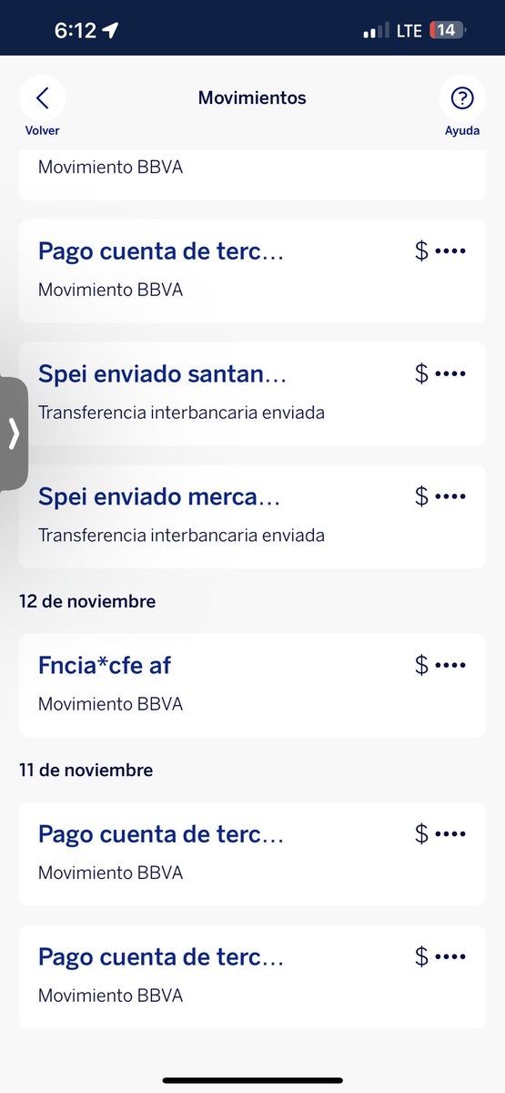 PimPonson's tweet photo. @BBVA_Mex esto qué onda ? 
Acaso debo ver 1 a 1 los movimientos ? Por qué me ocultan mis propios movimientos ?!? 
Cómo hago para ver los MONTOS por que no puedo cuadrar los gastos https://t.co/S9r6h3uAJE