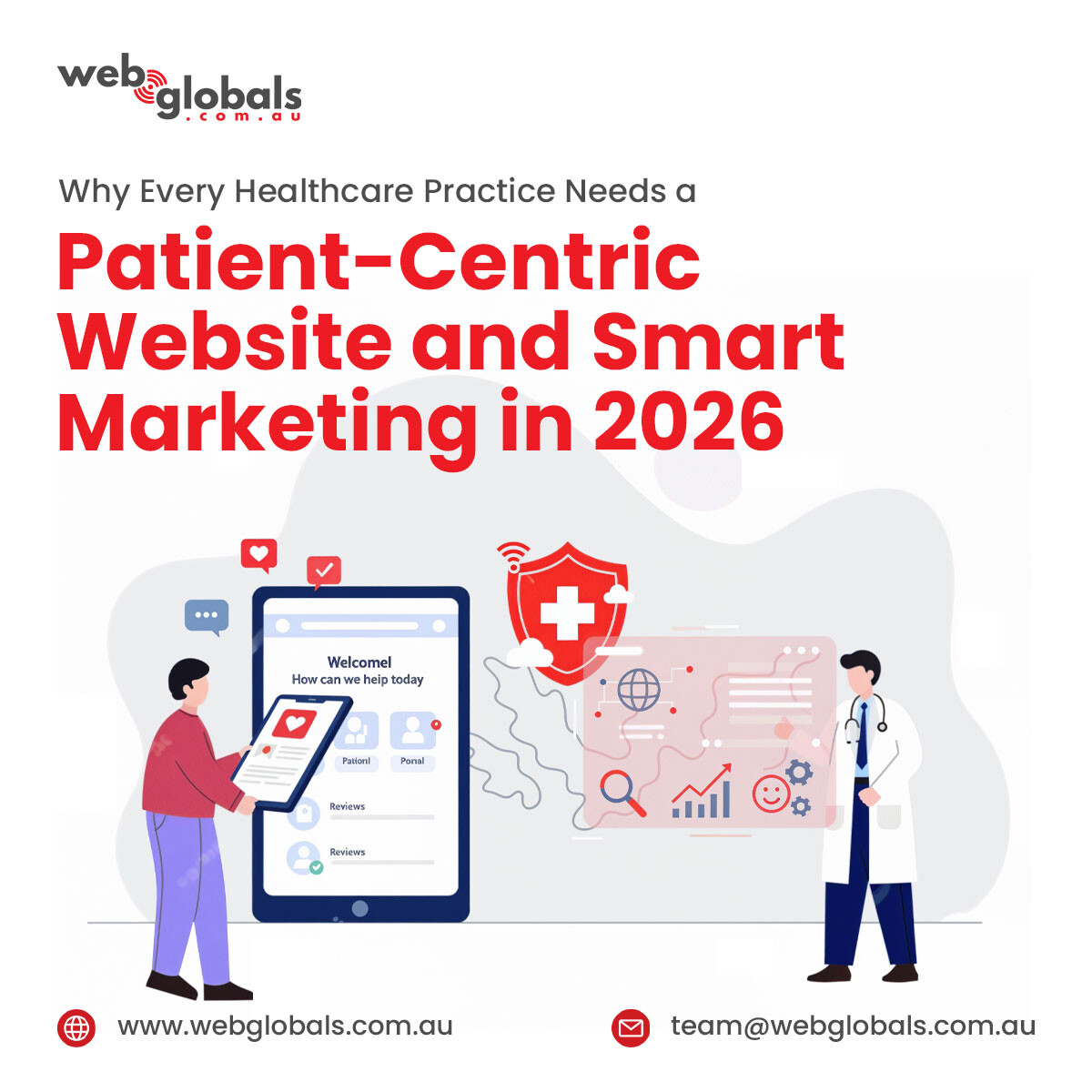 teamwebglobals's tweet photo. Patients expect care that’s just a click away. 💻
A patient-centric website + smart marketing = trust, growth, and visibility in 2026.

Is your healthcare practice ready for the digital shift?
👉 Read the full blog: https://t.co/Iip7TFk9U8

#healthcaremarketing #medicalwebdesign https://t.co/78JMph9oBW