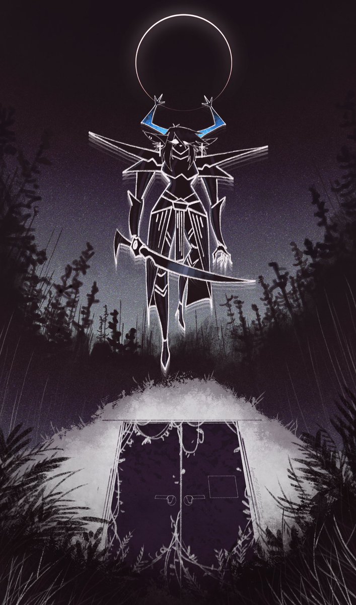 apron555's tweet image. THE ROARING

The Darkness calls out in rage. The Night will answer.

#DELTARUNE #fanart #drawing