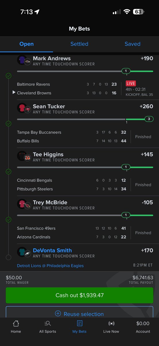 8r0dy's tweet photo. @CodyBrownBets tell me I shouldn’t cash out https://t.co/weBOTerB0R