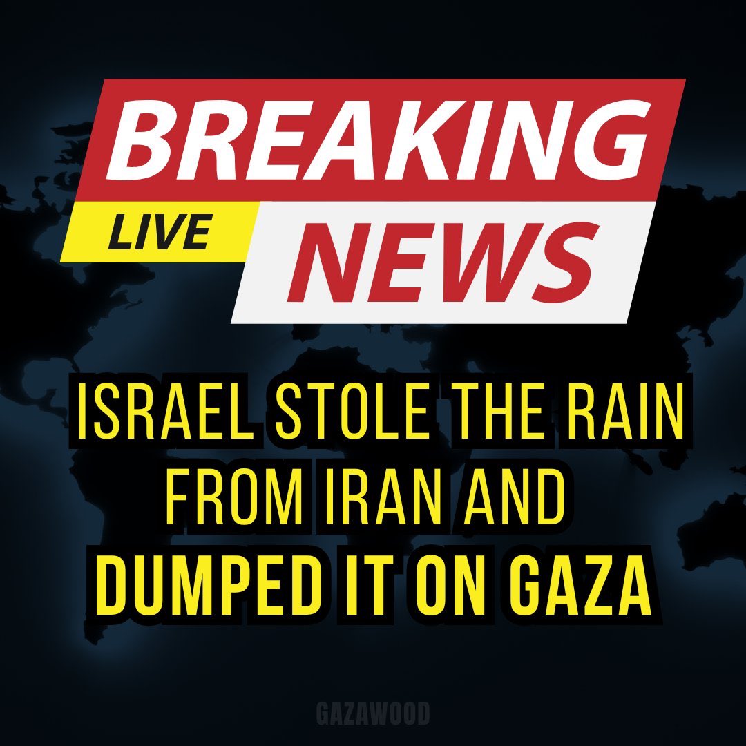 Yang Doa Minta HUJAN sederas2nya adalah IRAN.
Eh Malah Aolloh kirim ke GAZA 😂