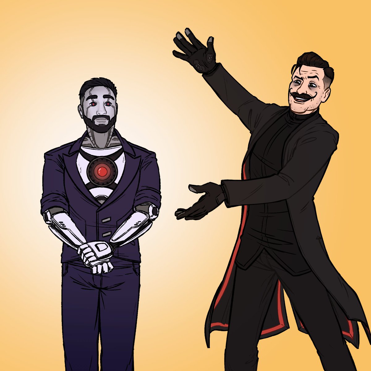 ActualRobotnik's tweet image. Well my audience, imagine no longer. What was once an impossibility is now a POSSIBILITY. Behold and witness my magnificent creation!

Come on out and introduce yourself, @AndroidSt0n3 

[Audience Reaction is now allowed for a set period of time. Go.]