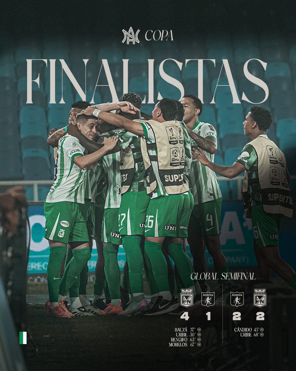 TERCERA FINAL DE COPA CONSECUTIVA 🔥🏆💚

#VamosTodosJuntos🇳🇬