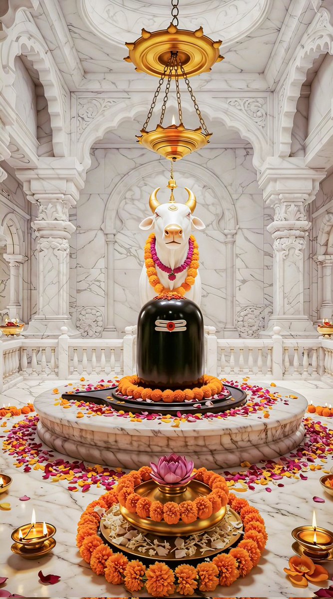 Its_Me_Jasraj's tweet image. Nandi in front, Shiva above - blessings multiplying every second. 🙏🏻🔱