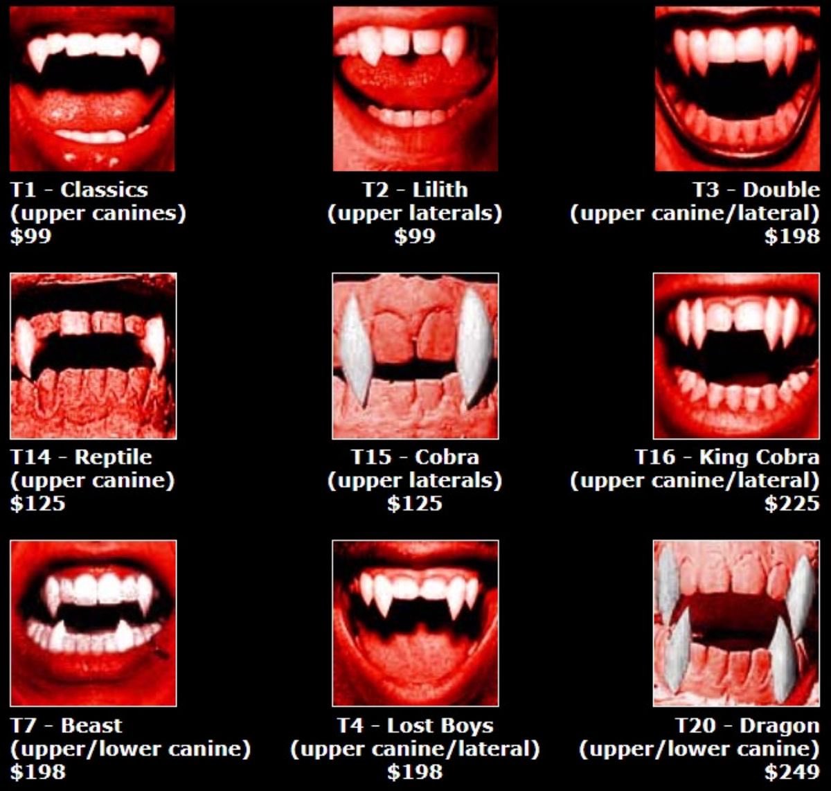 gh0stfacegf's tweet image. pick your fangs