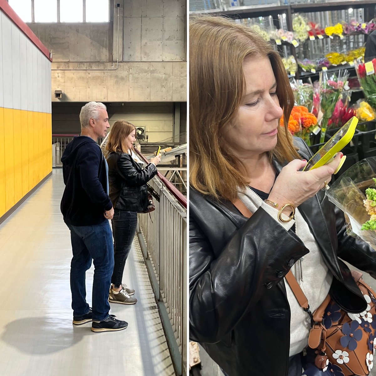 おはようございます。

今日は花市場ツアーにお客様がいらっしゃいました
ご夫婦2人でいらっしゃって、お二人ともニューヨークで弁護士をされているそうです
アメリカのドラマのアリー・マイ・ラブを思い出しました